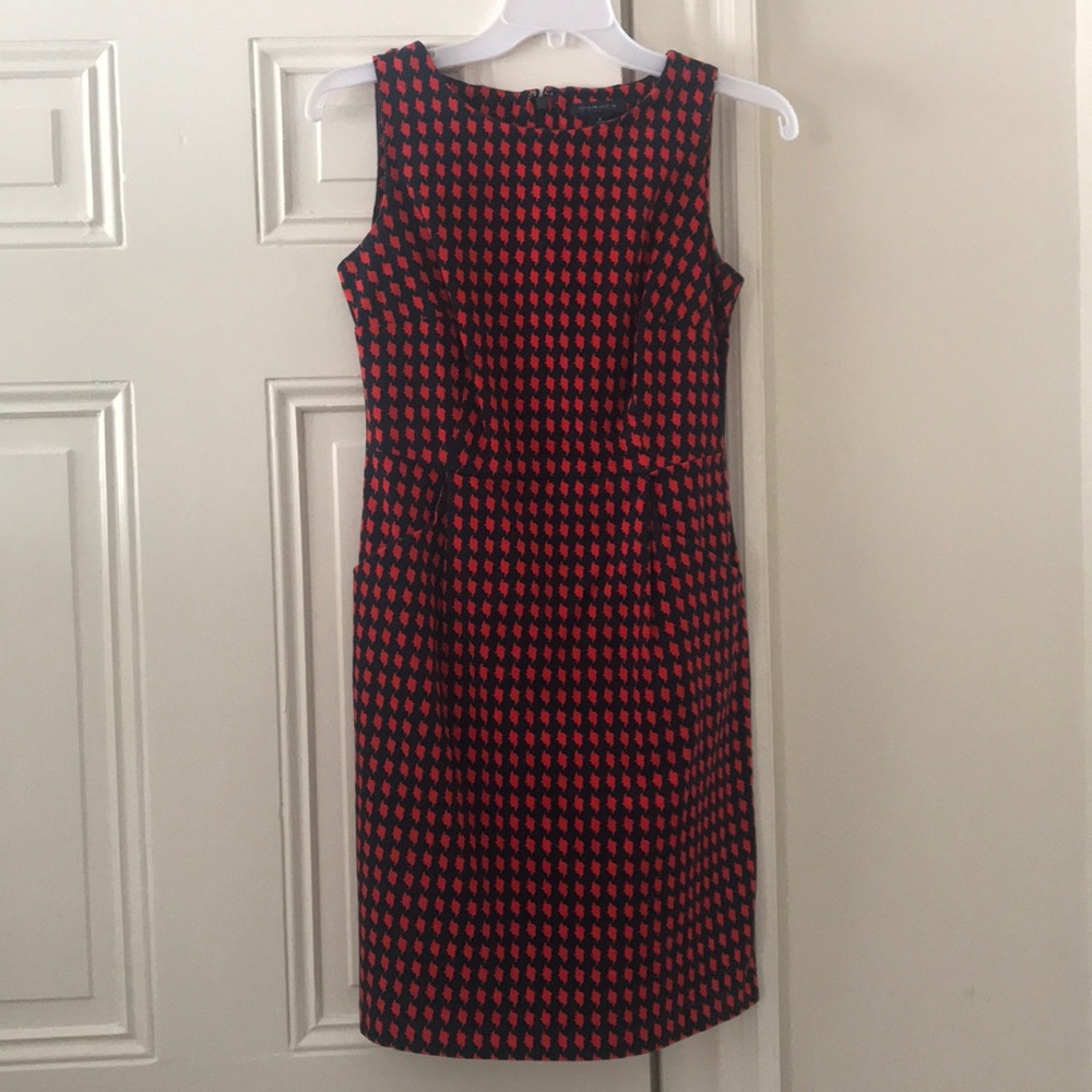 Tommy Hilfiger houndstooth shift dress